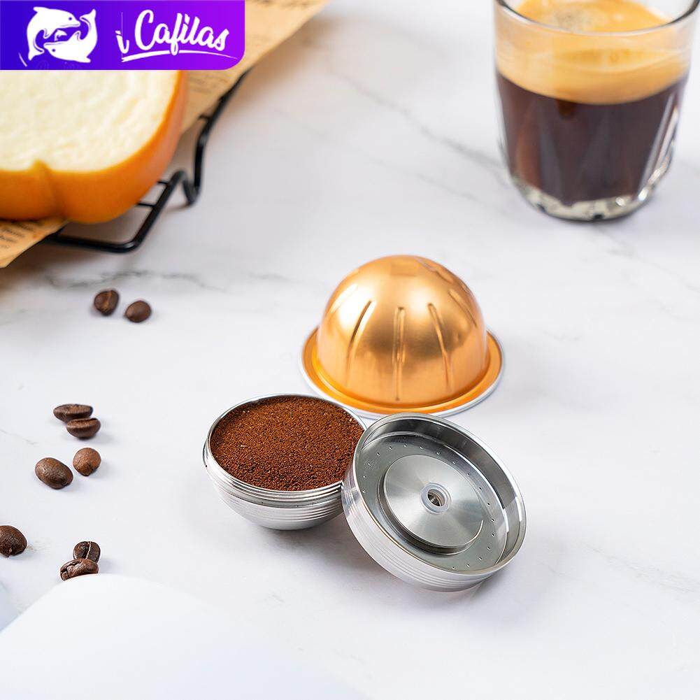 i Cafilas NVCG7 Recarga Cápsula De Café Em Aço Inoxidável 304 Para Nespresso Vertuo Next POP em Oferta na Shopee