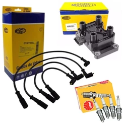 Kit Bobina Cabo E Vela Palio 1.4 8v Flex 07/... Original
