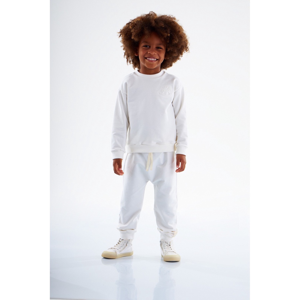 Conjunto de Inverno Unissex com Blusão e Calça em Molecotton Up Baby em Oferta na Shopee