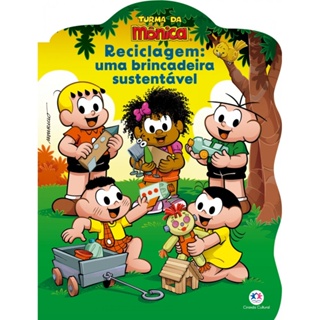 Livro Turma da Mônica - Reciclagem: uma brincadeira sustentável em Oferta na Shopee