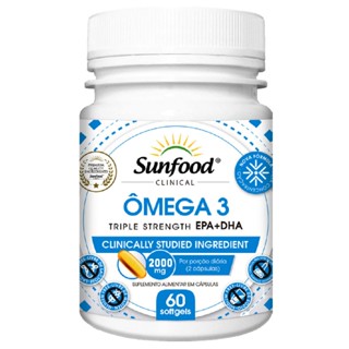 Suplemnto Omega 3 2000mg EPA DHA 60 Capsulas Sunfood