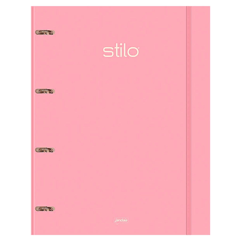Caderno Argolado Stilo Rosa Com 80 Folhas Fichário Argolado - Jandaia em Oferta na Shopee