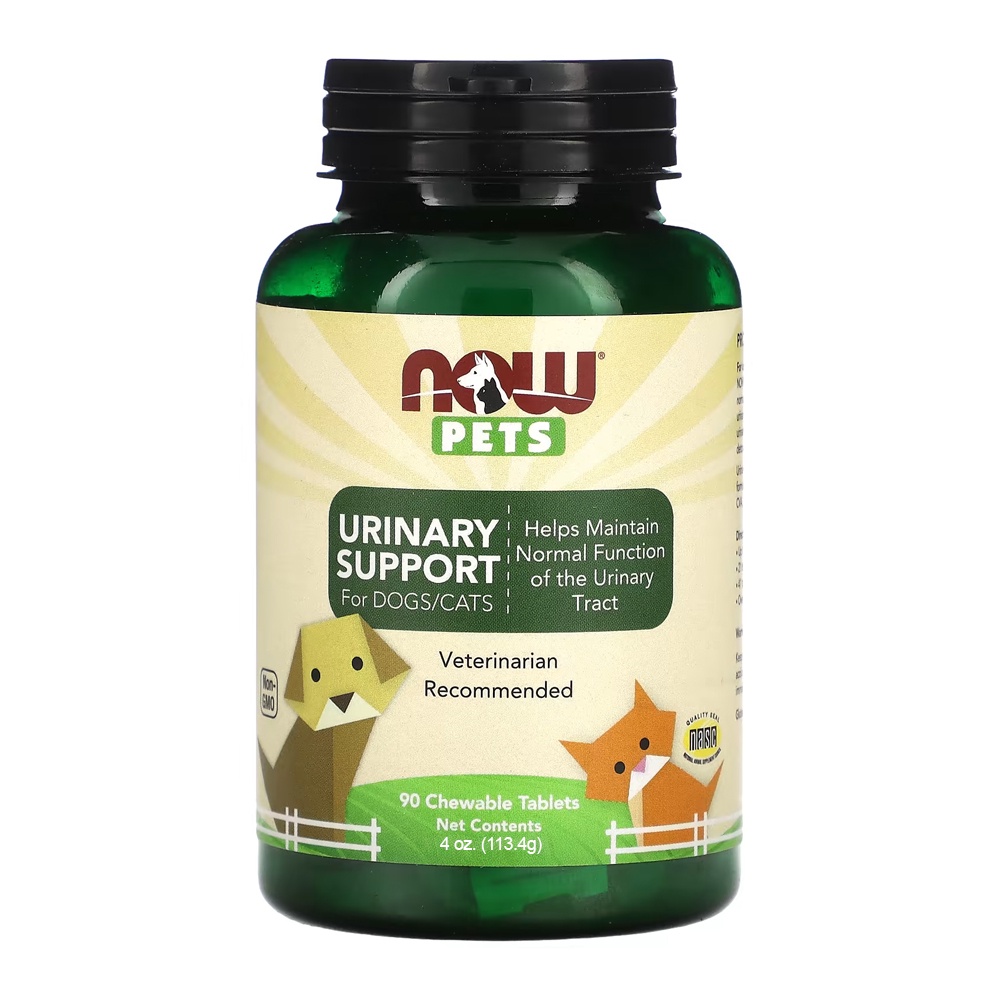 Suporte Urinário Cães/Gato Now Foods 113g 90Tb Importado