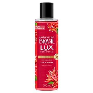 Sabonete Líquido Lux Botanicals Essências do Brasil Bromélia Revitalizador com Glicerina 300ml