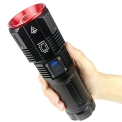 High Power LED Laser Lanterna indicador recarregável luz de alta potência com laser Lanterna Super Potente 5km mt16