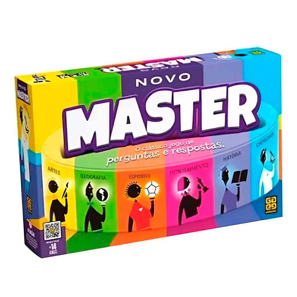 Jogo De Tabuleiro Educativo Perguntas E Respostas Master 03572 - Grow