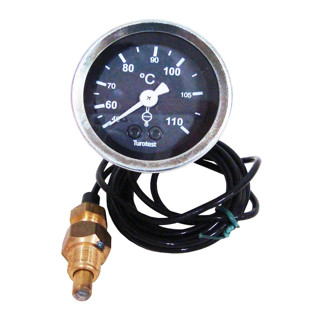 INDICADOR MECÂNICO TEMPERATURA 60MM 2 METROS CABO - Spare Parts and Accessories for Vehicles