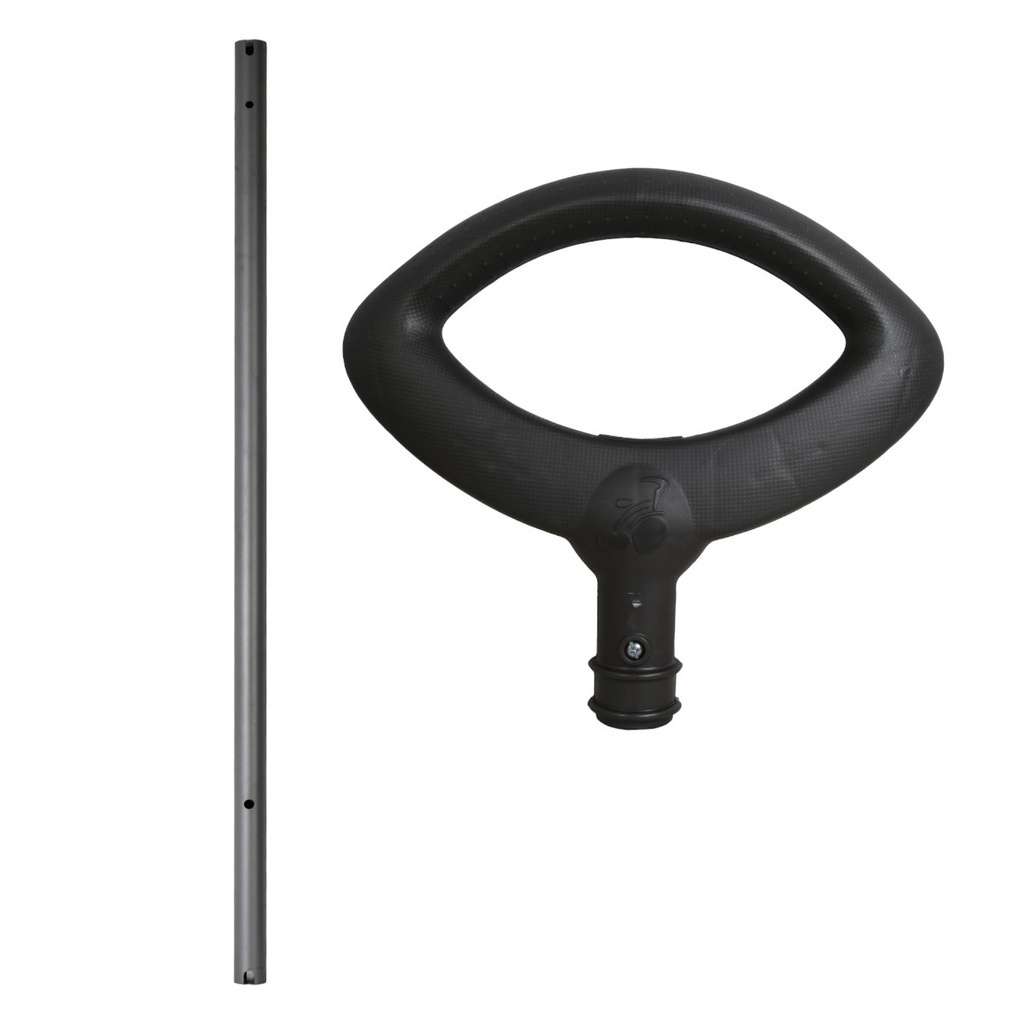 TUBO DE 1POLEGADA + ALÇA GRAFITE PARA CARRINHO SUPERQUAD REF. 587 - BANDEIRANTE