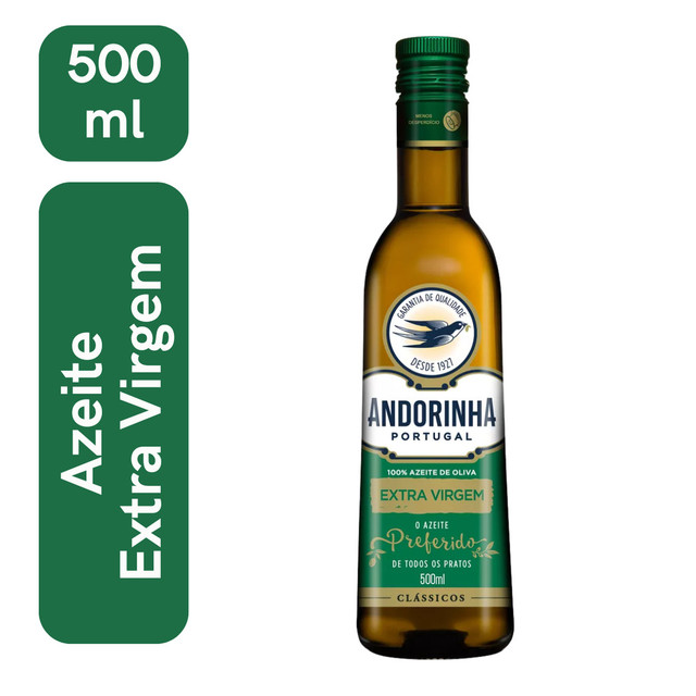 Azeite Extra Virgem Andorinha 500ml Clássicos Dia a Dia