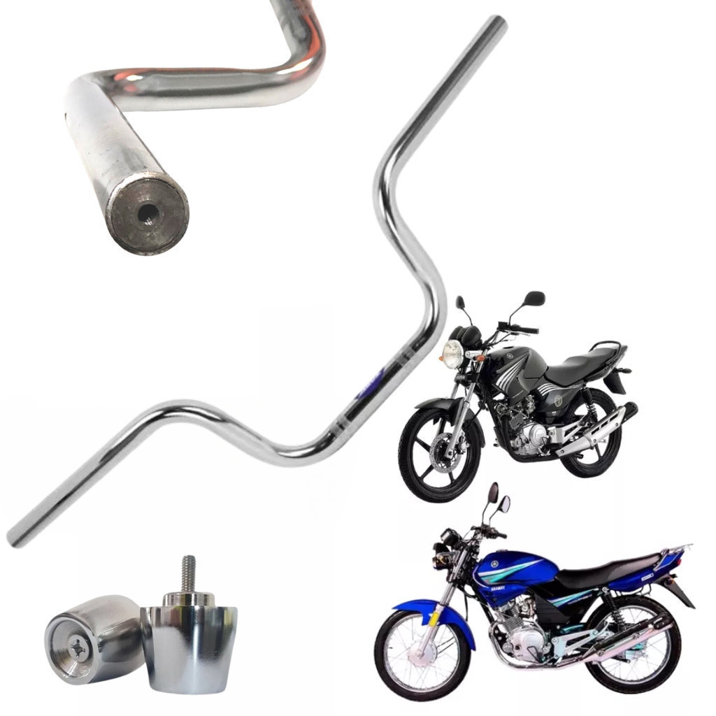 Guidão Ybr 125 2001 ate 2015 Factor Yamaha Com Peso Pcx Pesinho Moto Rosca Resistente