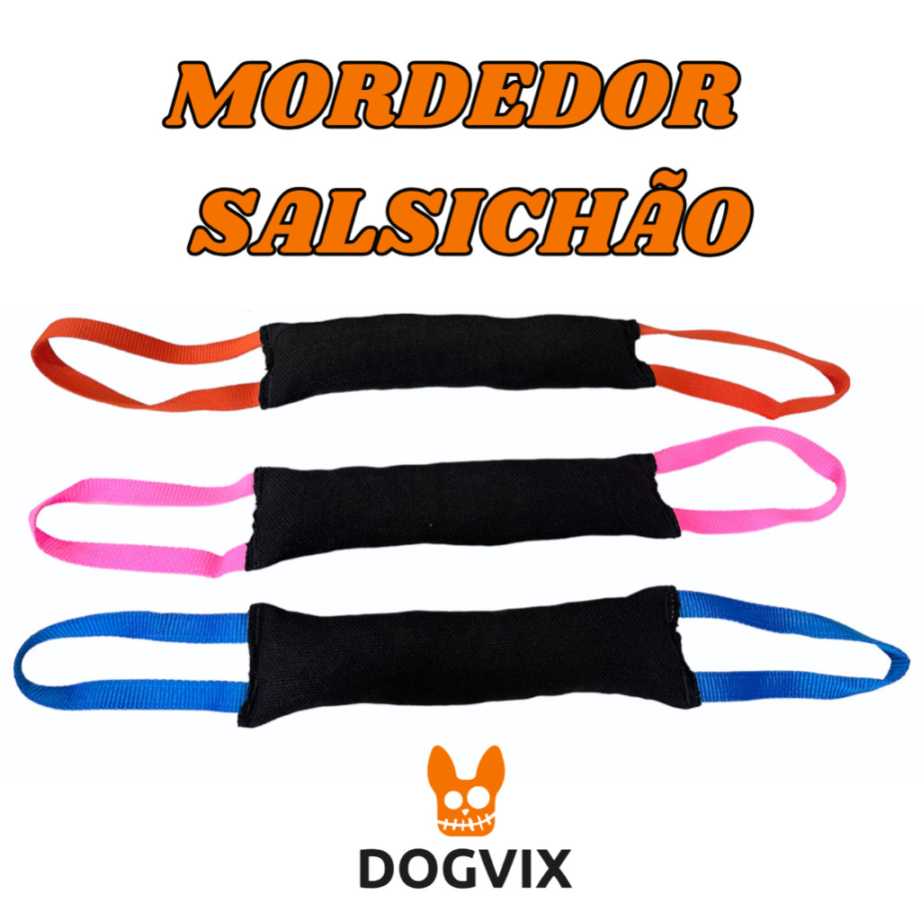 Mordedor Pillow Salsichão Para Cachorro Pet Adestramento Pitbull Golden Dogvix
