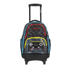 Mochila de Rodinha Infantil Cross Gamer Preta