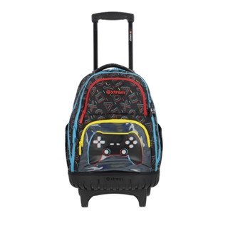Mochila de Rodinha Infantil Cross Gamer Preta em Oferta na Shopee