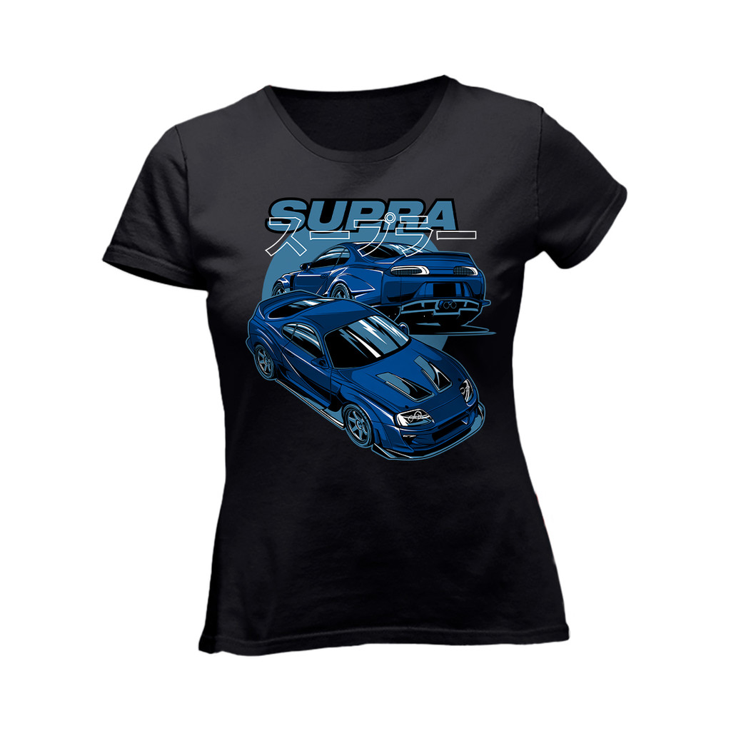 Camiseta Feminina Supra Toyota Carro Antigo Esportivo Japonês