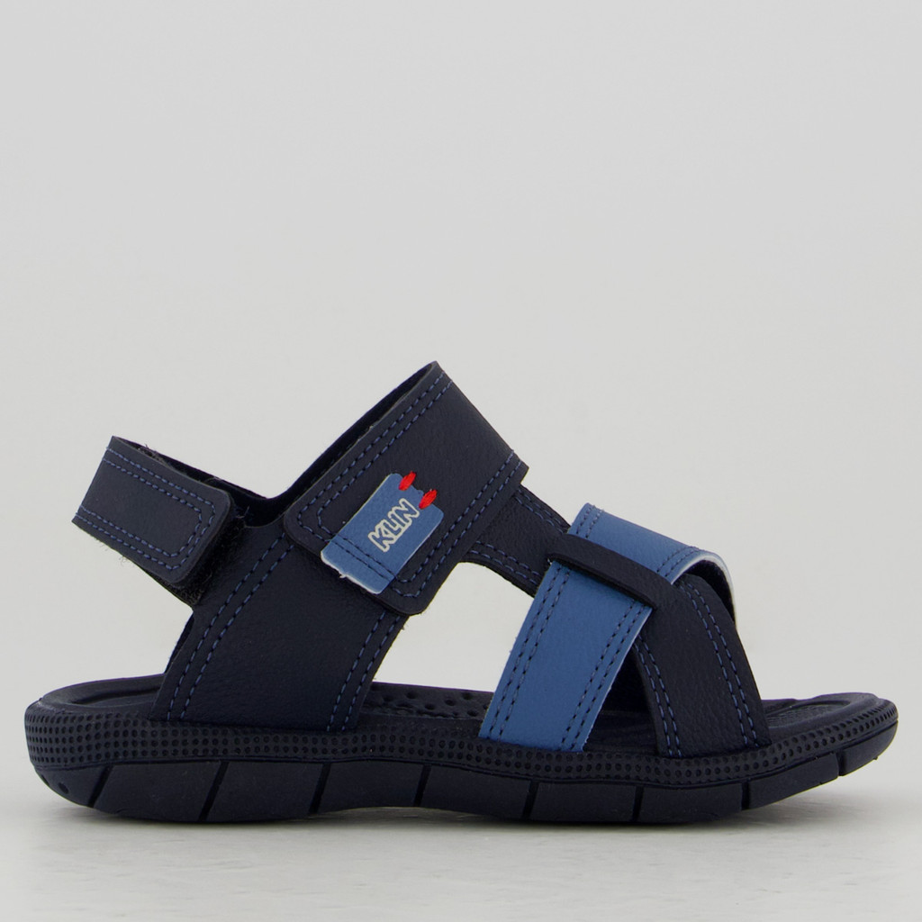Sandália Klin Tic Tac Azul Marinho - Baby & Kids Fashion
