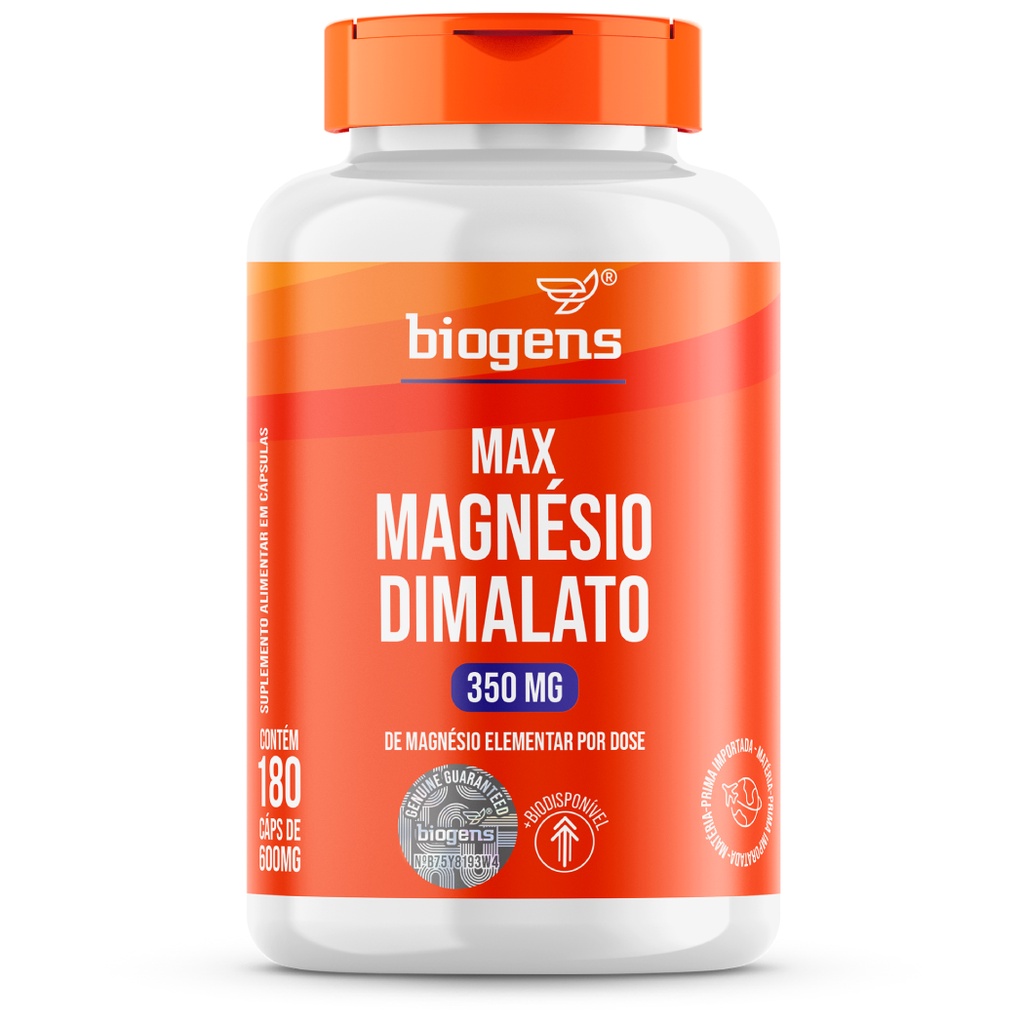 BIOGENS MAX MAGNESIO DIMALATO 180 CAPS