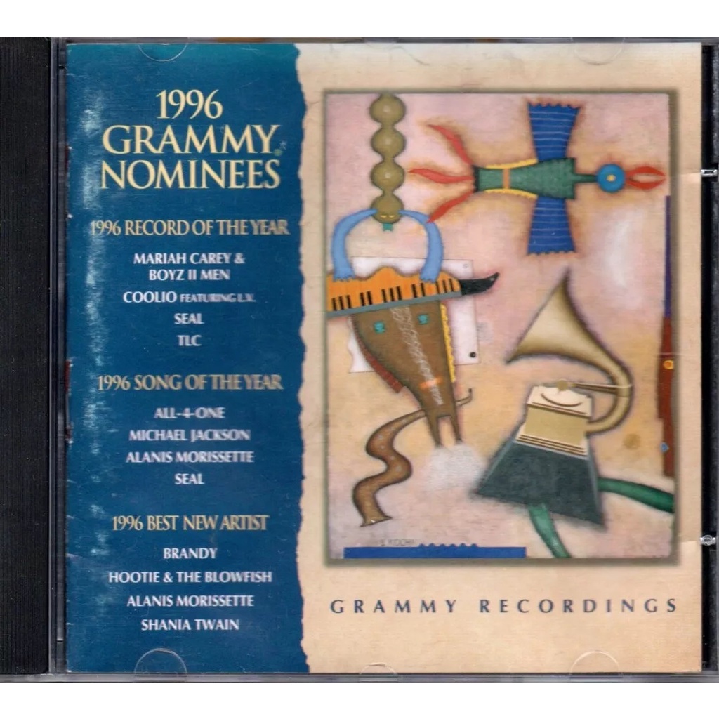 Cd Grammy Nominees 1996 Mariah Carey - Seal - Brandy - Tlc
