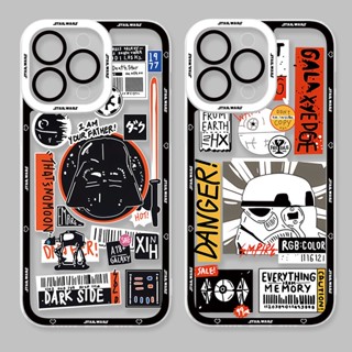 Capa Capinha Case Samsung Galaxy A24 A14 A33 A73 A34 A54 A70 A22 Note 9 10 Plus 20 S9 S10 S23 S24 S20 FE S21 S22 Ultra 5G Estojo De Telefone De Guerra De Estrelas anime Fofo E Transparente