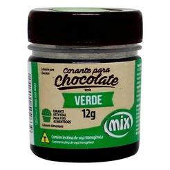 Corante em Pasta para Chocolate Verde 12g Mix - Rizzo Distribuidora
