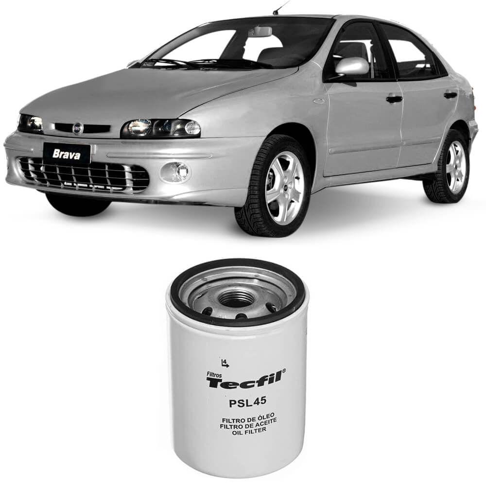 Filtro De Oleo Fiat Brava 1.6 1.8 2000 A 2003 Tecfil em Oferta na Shopee