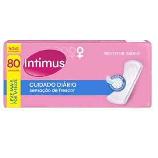 Protetor Diário Intimus Days Sem Perfume Sem Abas Leve 80 Pague 70