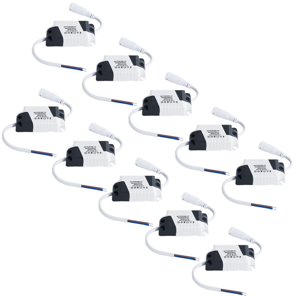 Kit 10 Reator Drive Fonte 18w-25w Plafon Painel Led Bivolt em Oferta na Shopee