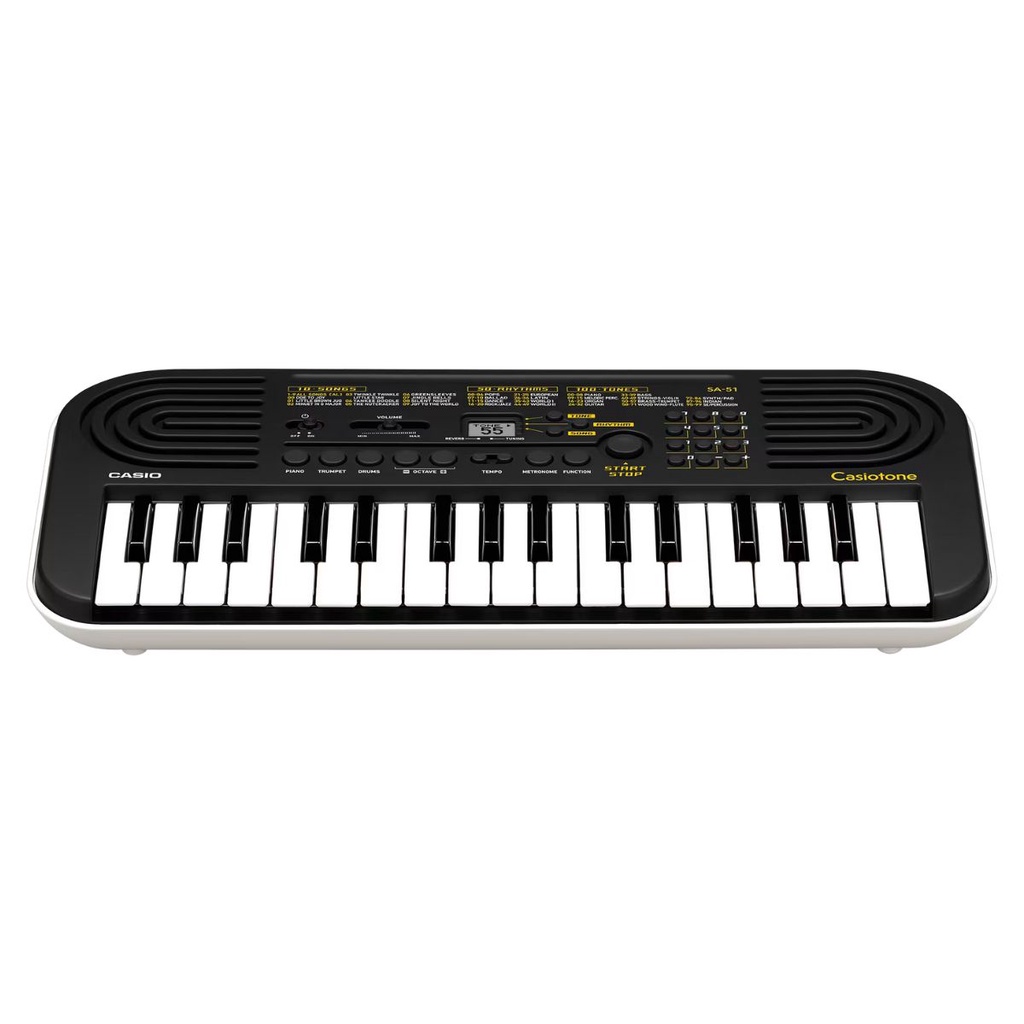 Teclado Musical Mini Infantil Casio Casiotone SA-51 32 Teclas Cor:Preto