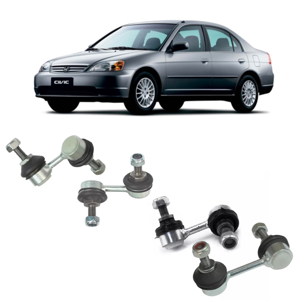 Kit Bieleta Dianteira Traseira Honda Civic 2001/2006