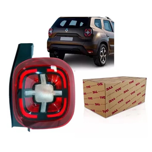 Lanterna Renault Duster 2021 2022 2023 2024 Com Led Tyc