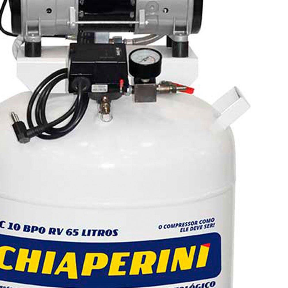 Detalhes do Motocompressor Odontológico 2HP 10 Pés  65 litros Isento de