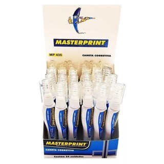 Kit 24 Corretivo em Caneta 7ml Caneta Corretiva MasterPrint em Oferta na Shopee