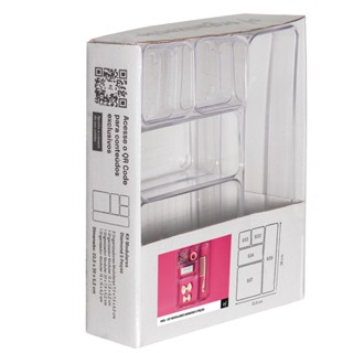 Organizador Diamond Multiuso Modular 5 Peças PARAMOUNT