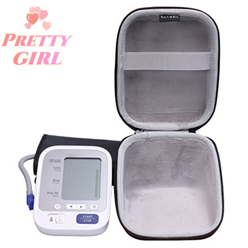 [Pretty ggirl] Estojo Rígido Para O Monitor De Pressão Arterial De Braço Superior Omron Saco Protetor [Novo]