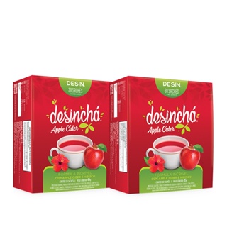 Kit 02 Chás Desinchá Apple Cider em Oferta na Shopee
