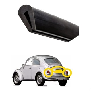 Guarnição Borracha Lente Lanterna Traseira / Placa Fusca em Oferta na Shopee
