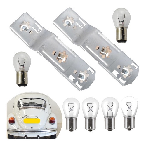 Par Soquete Com Lampadas Lanterna Traseira Fusca Fafa em Oferta na Shopee