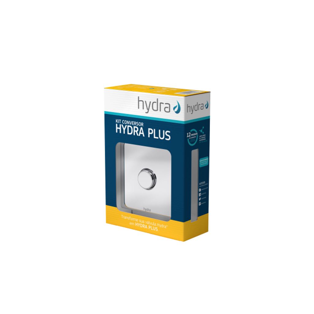 Acabamento De Valvula Hydra Plus Cromado - Deca
