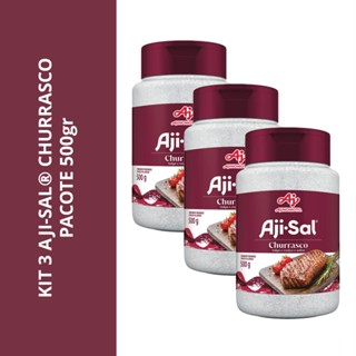 Kit 3 Aji-Sal Churrasco Pacote 500Gr
