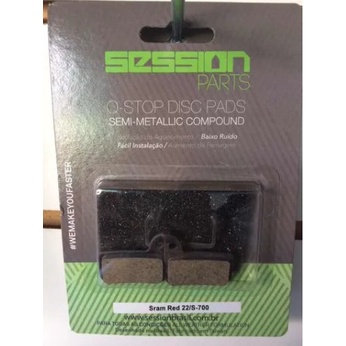 SESSION PARTS - PASTILHA DE FREIO PARA SRAM LEVEL E RED (SEMI-METÁLICA)