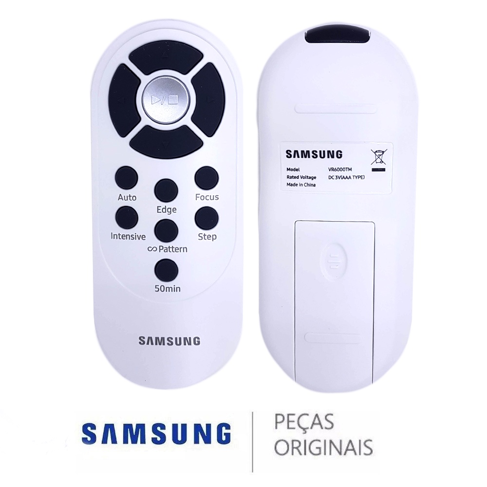 CONTROLE REMOTO ASPIRADOR ROBÔ VR6000TM SAMSUNG DJ82-01049A