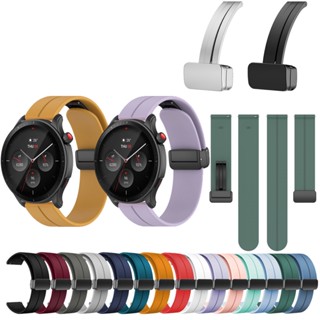 Para Huami Amazfit GTR 4 4pro 2 2 2E 3 Mini Correia De Silicone Com Fecho Magnético