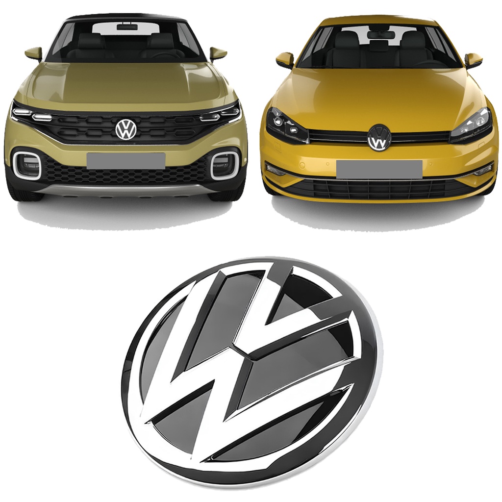 Emblema Grade Dianteira T-Cross Jetta 2019 A 2021 Virtus Polo 2018 a 2022 Golf 2018 a 2021 Sem Acc em Oferta na Shopee