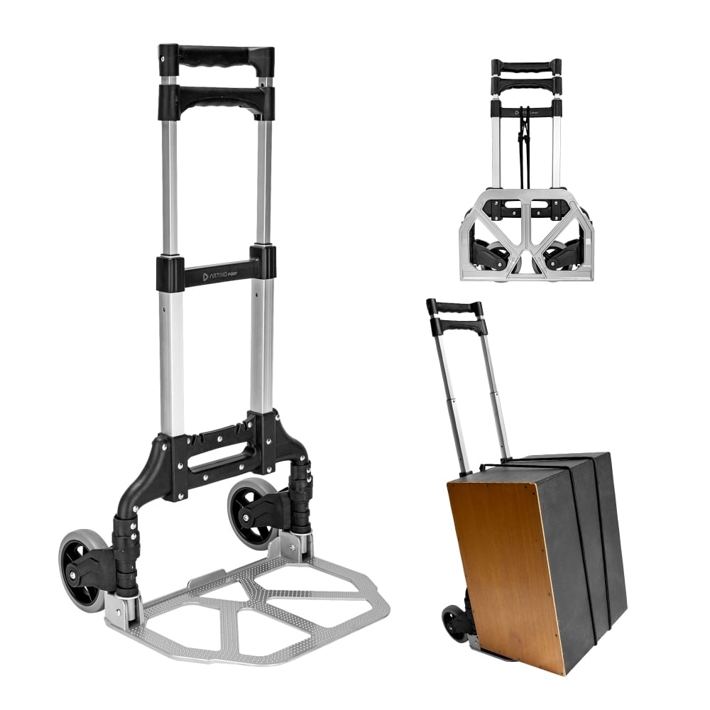 Carrinho De Carga de Mão Multiuso Dobrável Artiko Fort 75kg Com Corda - Home & Living