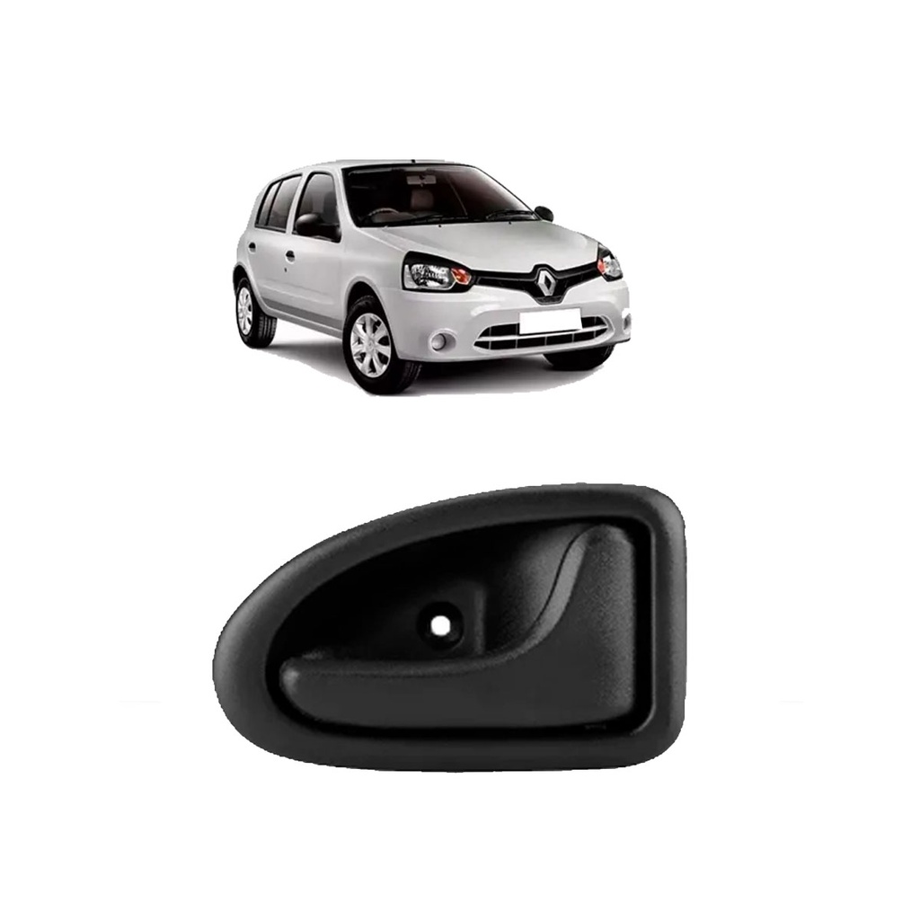 Gatilho Maçaneta Interna Clio 2000 a 2015 2016 Preto