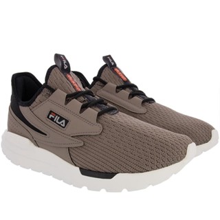 Tênis Fila TR-Knit Lifestyle Casual Masculino Couro Marrom