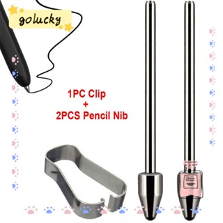Bico De Lápis GOLUCKY , Ponta Da Caneta De Toque De Mesa Substituível S Resistente Ao Desgaste Em Liga De Titânio Para Galaxy Tab S7/S8/S9 + S23 Note20