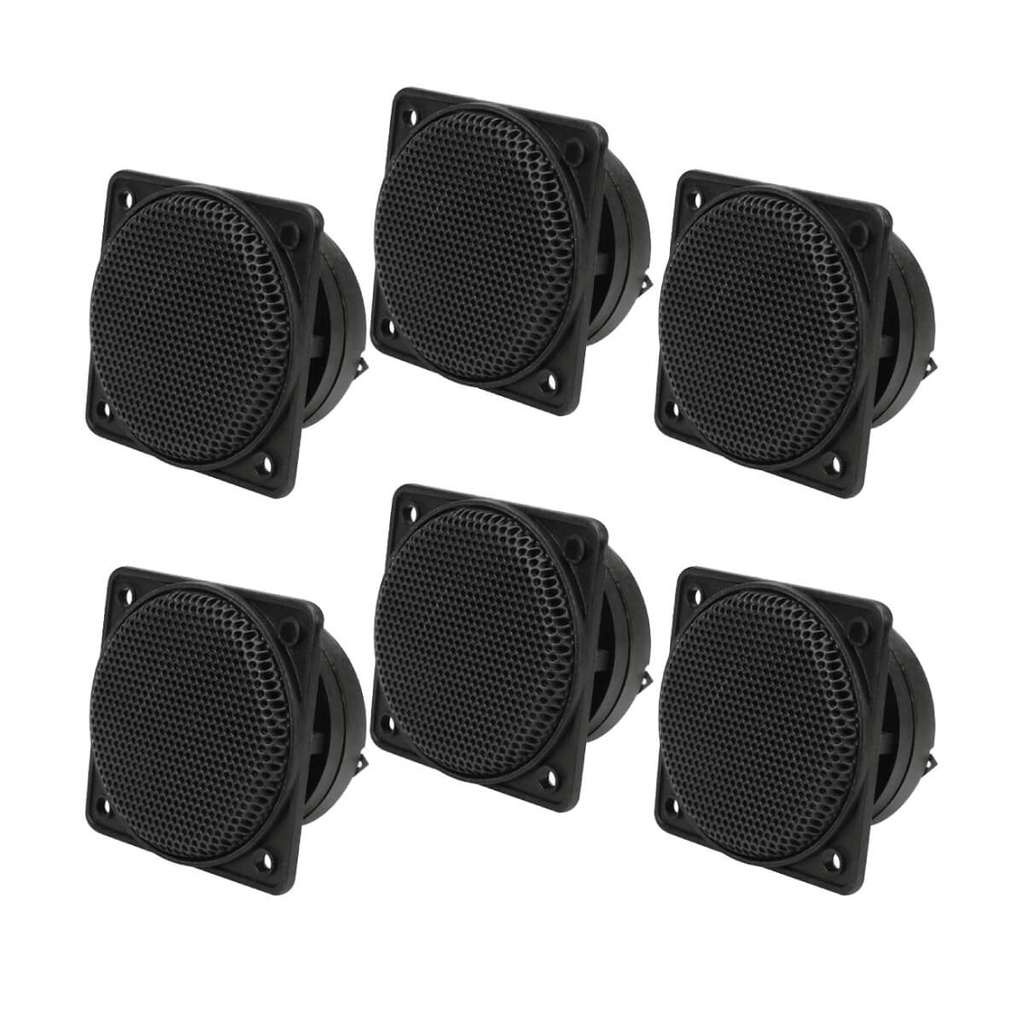 6x Tweeter Piezoelétrico 250w Rms Som Automotivo Residencial