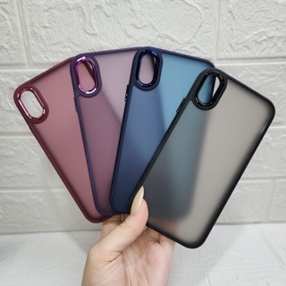 Capa Space Fosca Para Iphone XR Borda Metálica