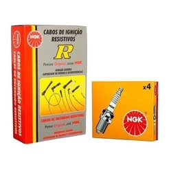 Kit Velas + Cabos Ignicao Prisma 1.4 2013 A 2018 Original