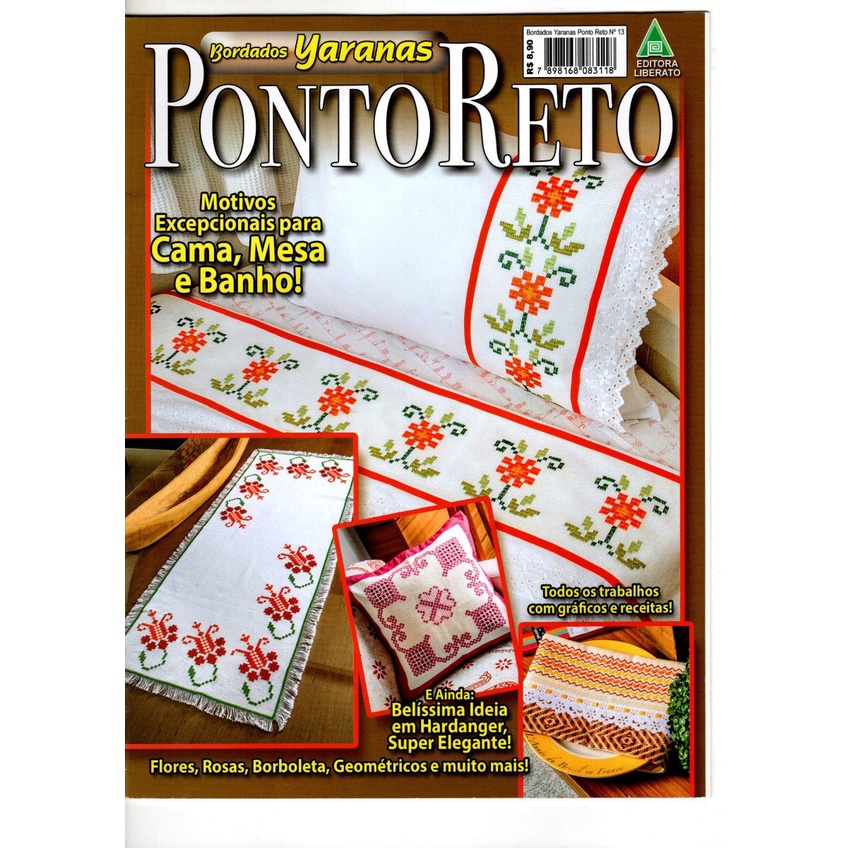 Revista Ponto Reto Bordados Yaranas N° 13